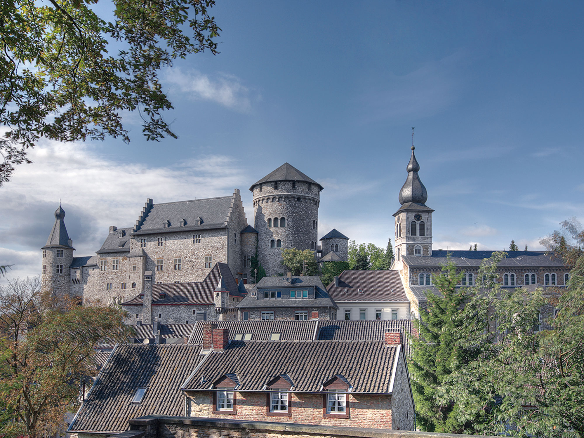Blick auf Burg Strolberg